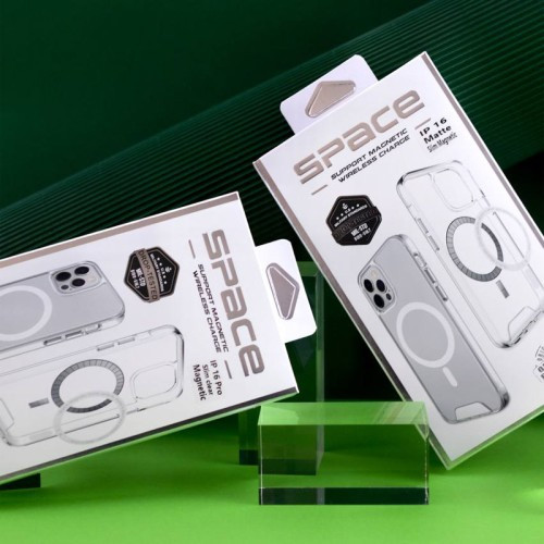Чохол SPACE MATTE SLIM MagSafe Drop Protection ORIGINAL for iPhone 15 Transparent