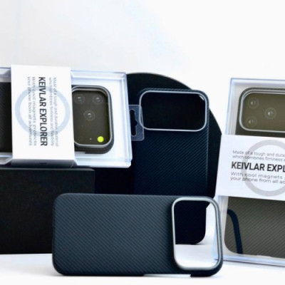 Чохол KZDOO Kevlar Explorer MagSafe for iPhone 17 Pro Max Black