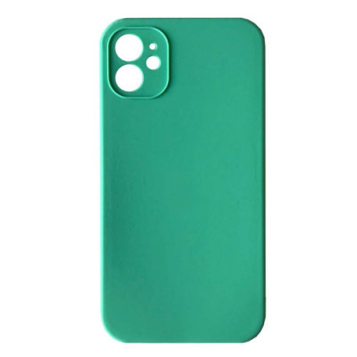 Silicone Case Full Camera Square side Copy for iPhone 11 Spearmint