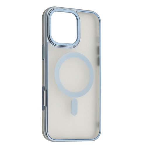 Чохол Perfect Case with MagSafe for iPhone 16 Pro Max titanium light blue