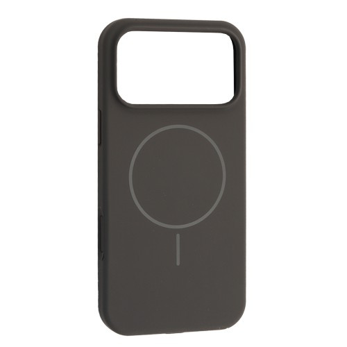 Чохол Silicone Case with MagSafe for iPhone 17 Pro Max Charcoal Grey Black
