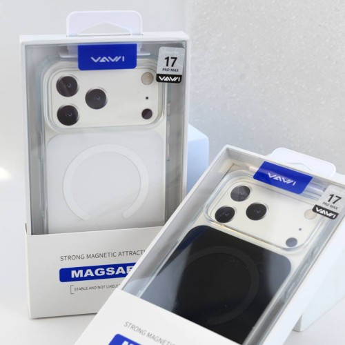 Чохол CLEAR COLOR CASE MAGSAFE (PС+TPU) для iPhone 17  Pro Orange