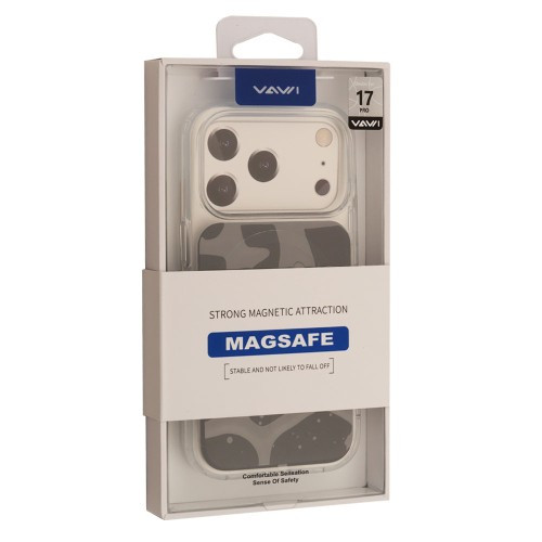 Чохол CLEAR COLOR CASE MAGSAFE (PС+TPU) для iPhone 17  Pro White