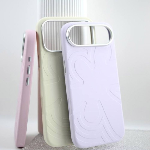 Чохол Flower Liquid Silicone Case MagSafe для iPhone 15 Pro Max Black