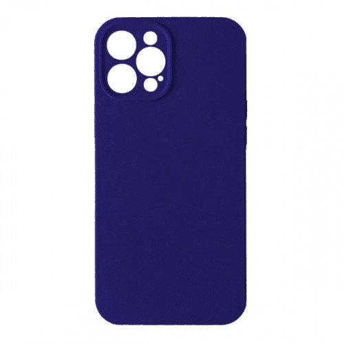 Silicone Case Full Camera Square side Copy for iPhone 12 Pro Max Ultra violet