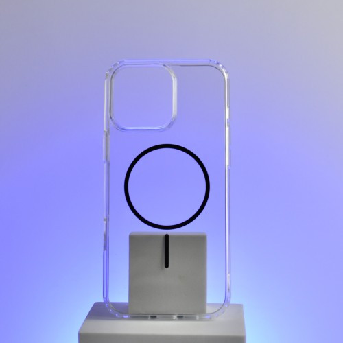 Чохол CLEAR MAGNETIC (Color Slim MagSafe) BOX for iPhone 11 Glacier blue