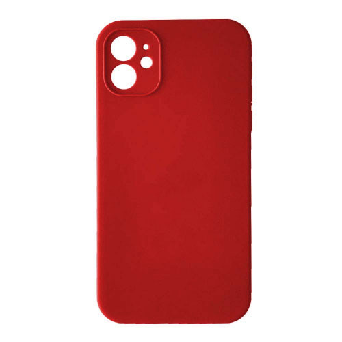 Silicone Case Full Camera Square side Copy for iPhone 11 Red