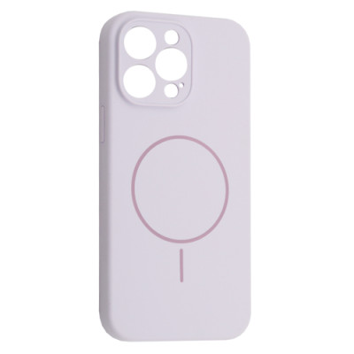 Чохол Silicone Case Full Camera Fine Ring MagSafe for iPhone 12 Pro Purpule  ...