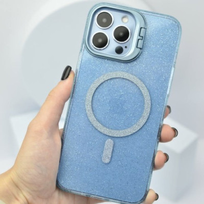 Чохол PRO CRYSTALSHINE FORTABLE MAGSAFE for iPhone 12 Pro Max Blue