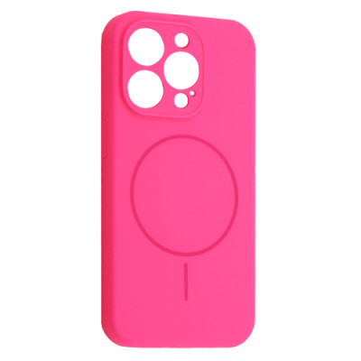Чохол Silicone Case Full Camera Fine Ring MagSafe for iPhone 12 Pro Firefly
