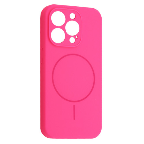 Чохол Silicone Case Full Camera Fine Ring MagSafe for iPhone 12 Pro Firefly