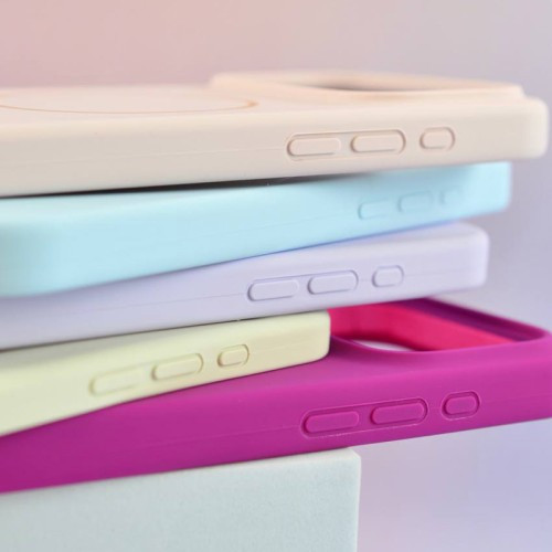 Чохол Silicone Case with MagSafe for iPhone 17 Pro Max Pink