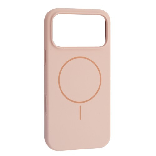 Чохол Silicone Case with MagSafe for iPhone 17 Pro Max Pink