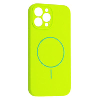 Чохол Silicone Case Full Camera Fine Ring MagSafe for iPhone 12 Pro Emerald  ...