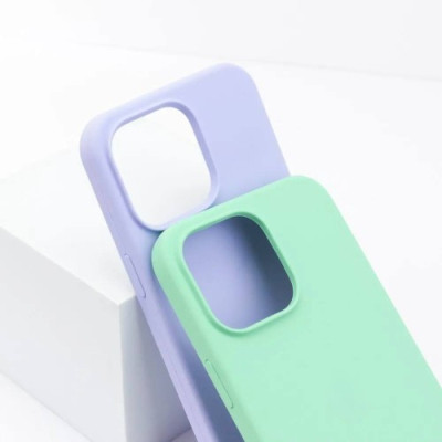 Чохол Silicone Case Full Copy for iPhone 12 Pro Max (45) purple