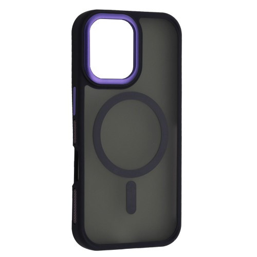 Чохол NEW MATTE MAGSAFE for iPhone 16 Deep purple