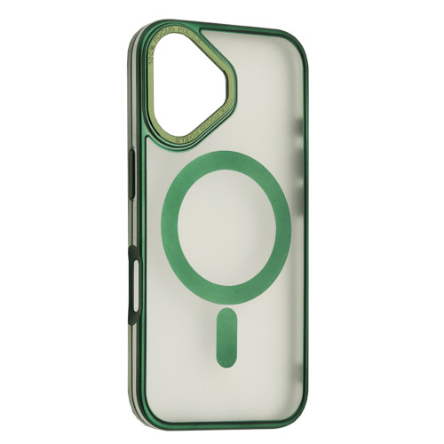 Чохол Perfect Case with MagSafe for iPhone 16 titanium green