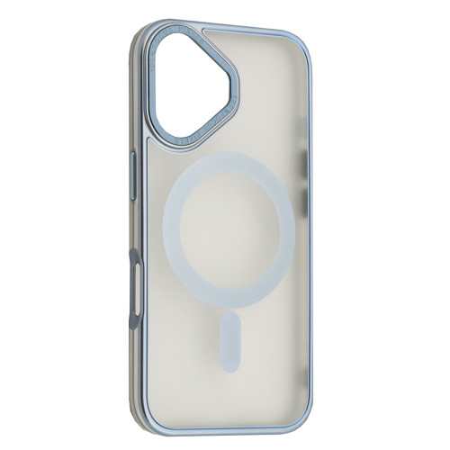Чохол Perfect Case with MagSafe for iPhone 16 titanium light blue