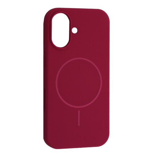 Чохол Silicone Case with MagSafe for iPhone 17 Manyue Red