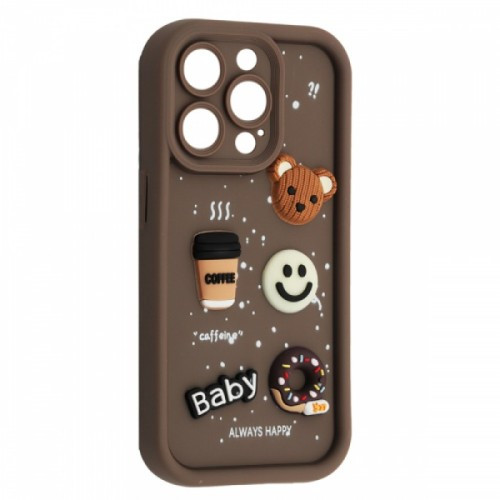 Чохол HAPPY Donut Case for iPhone 13 Pro Brown