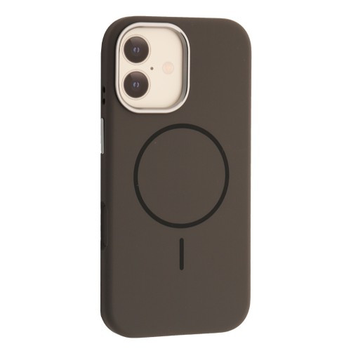 Чохол Liquid Silicone Case Metal Camera MagSafe для iPhone 17 Gray