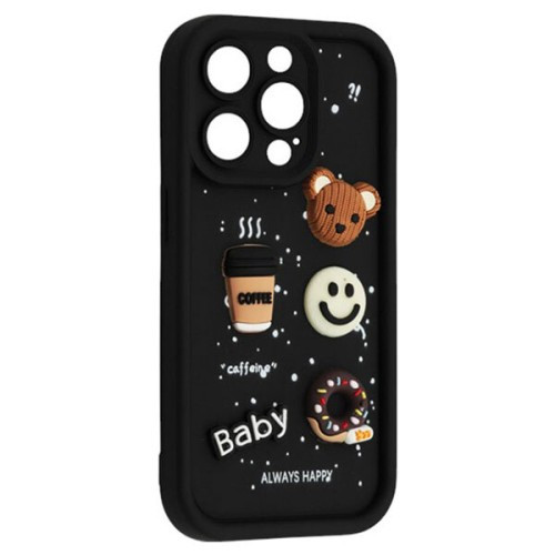 Чохол HAPPY Donut Case for iPhone 13 Pro Max Black