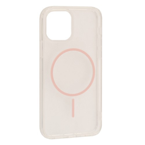 Чохол CLEAR MAGNETIC (Color Slim MagSafe) BOX for iPhone 13 Pro Max Pink