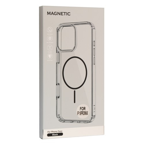 Чохол CLEAR MAGNETIC (Color Slim MagSafe) BOX for iPhone 13 Pro Max White