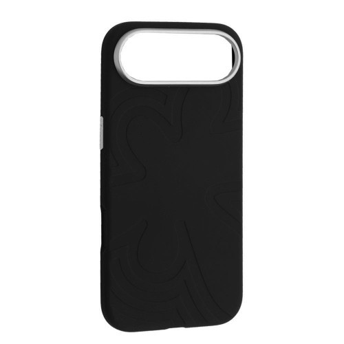 Чохол Flower Liquid Silicone Case MagSafe для iPhone 17 Air Black
