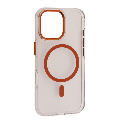 Чохол Silver Shield Magsafe for iPhone 17 Transparent Orange