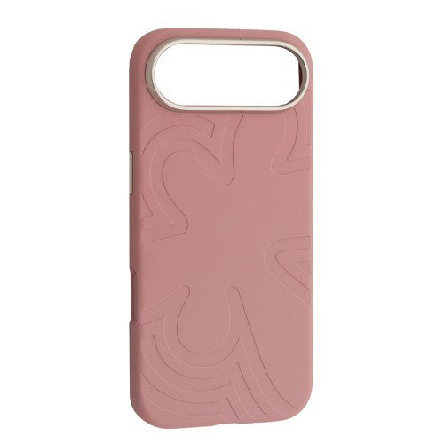 Чохол Flower Liquid Silicone Case MagSafe для iPhone 17 Air Cherry Blossom Pink